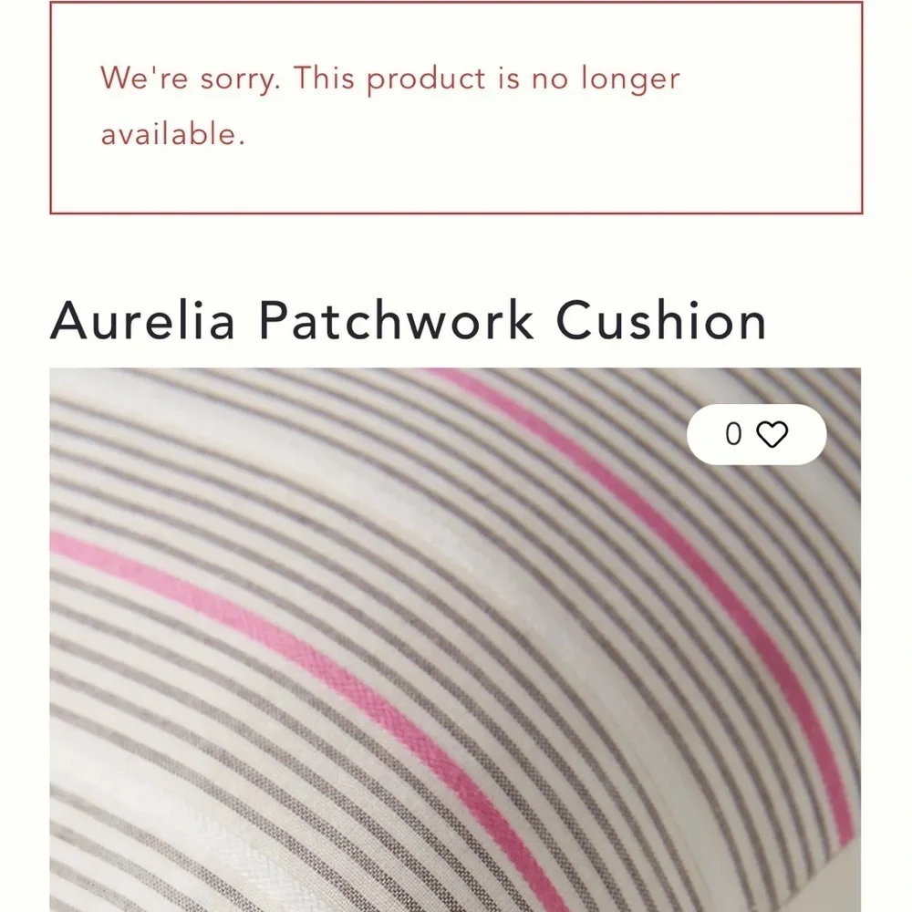 Anthropologie Aurelia Patchwork Cushion Pillow Rectangle NWT